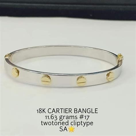 cartier two tone bracelet|cartier bracelets rose gold.